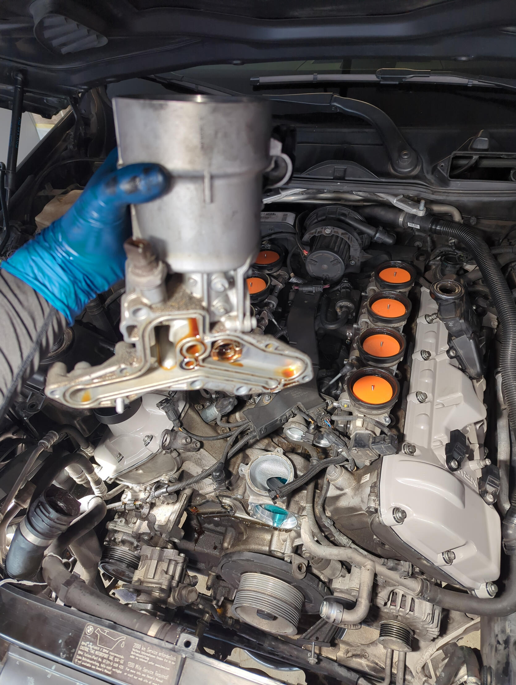 Oil filter housing gasket Oil filter housing gasket